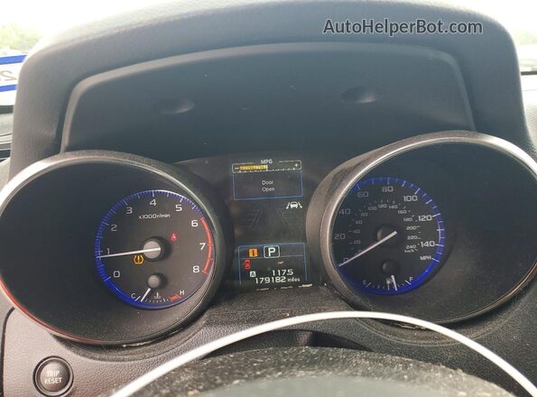 4S3BNAF60K3004370 2019 SUBARU LEGACY Blue Widok zestawu wskaźników