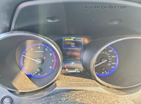 4S3BNAF60K3024828 2019 SUBARU LEGACY Black Սարքավորումների վահանակի տեսք