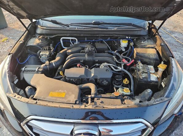 4S3BNAF60K3024828 2019 SUBARU LEGACY Black Սալոնի հետևի տեսք