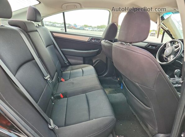 4S3BNAF62H3024824 2017 SUBARU LEGACY Black უკანა სავარძლების ხედი