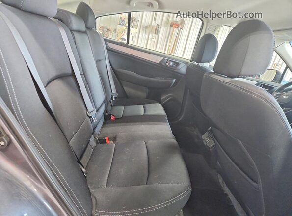 4S3BNAF62K3040903 2019 SUBARU LEGACY Gray Հետևի նստատեղերի տեսք