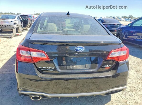 4S3BNAF64J3003947 2018 SUBARU LEGACY Black Вид ззаду