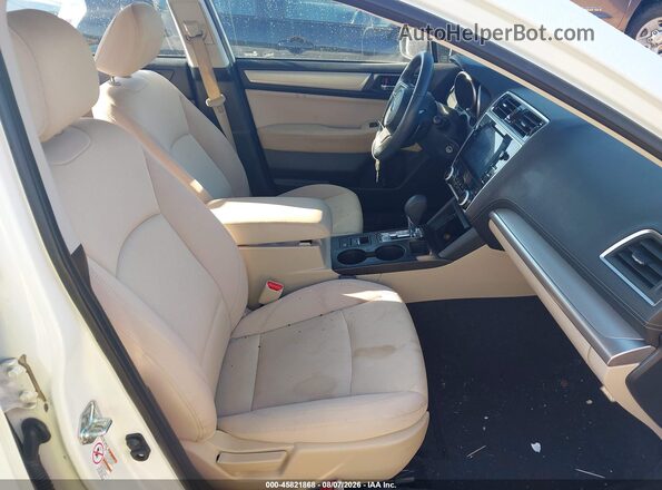 4S3BNAF64J3004838 2018 SUBARU LEGACY White Вид салону спереду