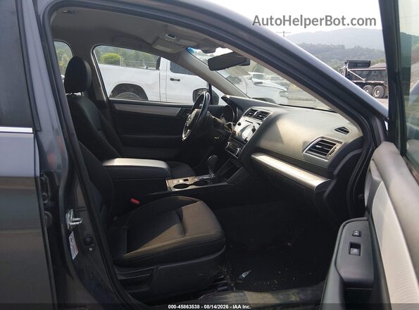 4S3BNAF66J3039042 2018 SUBARU LEGACY Gray Widok wnętrza z przodu