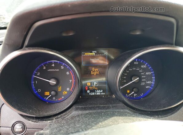 4S3BNAF68G3037656 2016 SUBARU LEGACY Black ხელსაწყოთა პანელის ხედი