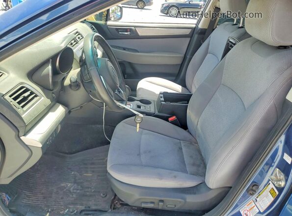 4S3BNAF68K3038041 2019 SUBARU LEGACY Blue Vista interior delantera