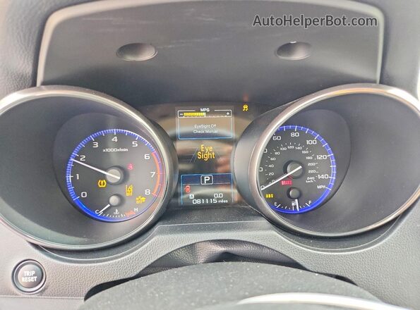 4S3BNAF69K3039845 2019 SUBARU LEGACY Tan Սարքավորումների վահանակի տեսք