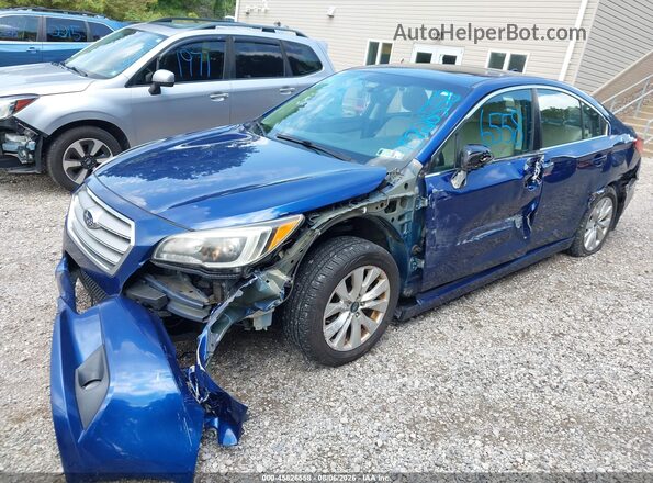4S3BNAH62G3016766 2016 SUBARU LEGACY Синий Передняя левая четверть