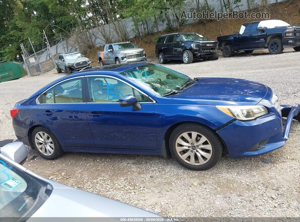 4S3BNAH62G3016766 2016 SUBARU LEGACY Синий Панорамный вид салона 360°
