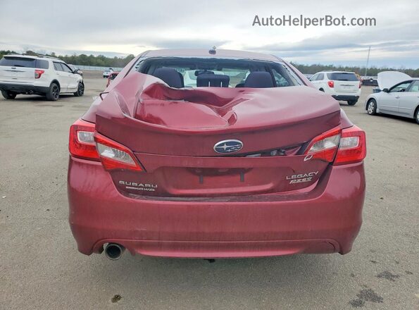 4S3BNAH65G3014882 2016 SUBARU LEGACY Red Widok z tyłu