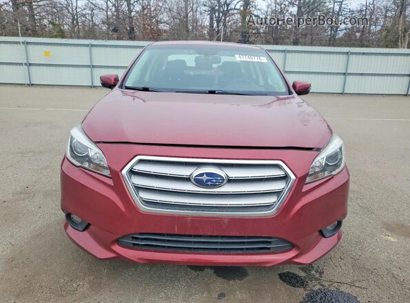 4S3BNAH65G3014882 2016 SUBARU LEGACY Red Widok z przodu