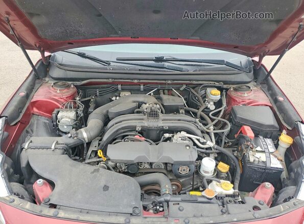 4S3BNAH65G3014882 2016 SUBARU LEGACY Red Widok wnętrza z tyłu