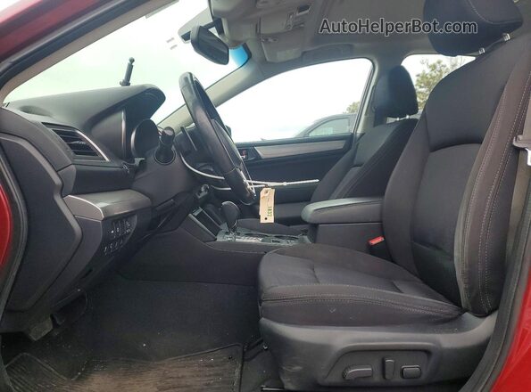 4S3BNAH65G3014882 2016 SUBARU LEGACY Red Widok wnętrza z przodu