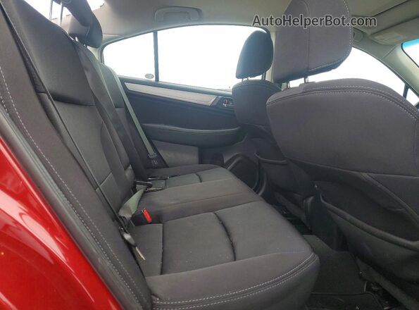 4S3BNAH65G3014882 2016 SUBARU LEGACY Red Widok tylnych siedzeń