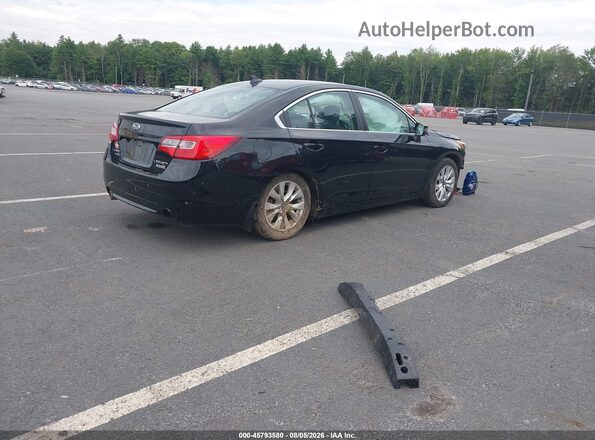 4S3BNAH66G3045509 2016 SUBARU LEGACY Black Задня права чверть