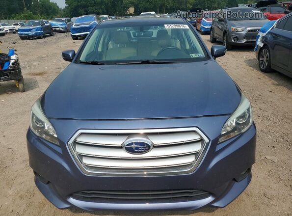 4S3BNAH66H3036486 2017 SUBARU LEGACY Blue Widok z przodu