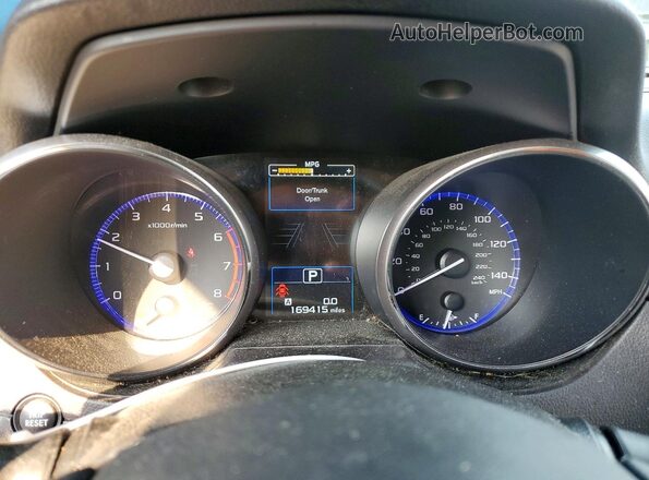 4S3BNAH69H3060782 2017 SUBARU LEGACY Silver ხელსაწყოთა პანელის ხედი