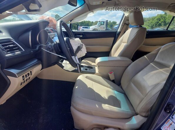 4S3BNAK69H3015057 2017 SUBARU LEGACY Blue Вид салону спереду