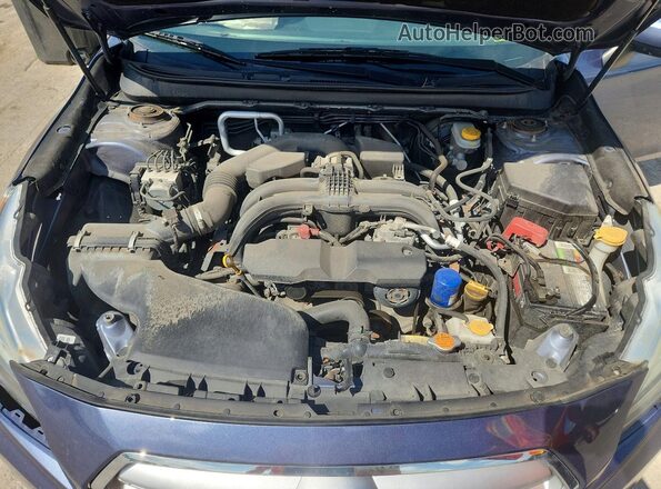 4S3BNAK69H3015057 2017 SUBARU LEGACY Blue Вид задньої частини салону