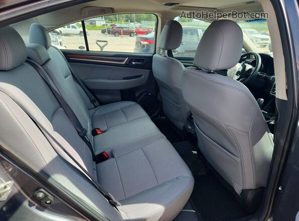 4S3BNAK6XJ3017776 2018 SUBARU LEGACY Gray უკანა სავარძლების ხედი