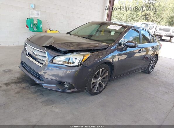 4S3BNAL63G3049234 2016 SUBARU LEGACY Gray Przód lewy