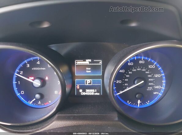 4S3BNAL63G3049234 2016 SUBARU LEGACY Gray Widok tylnych siedzeń