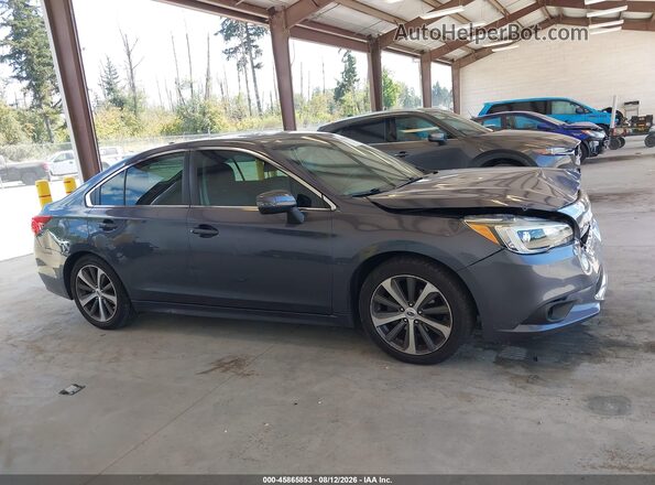 4S3BNAL63G3049234 2016 SUBARU LEGACY Gray Widok wnętrza z tyłu