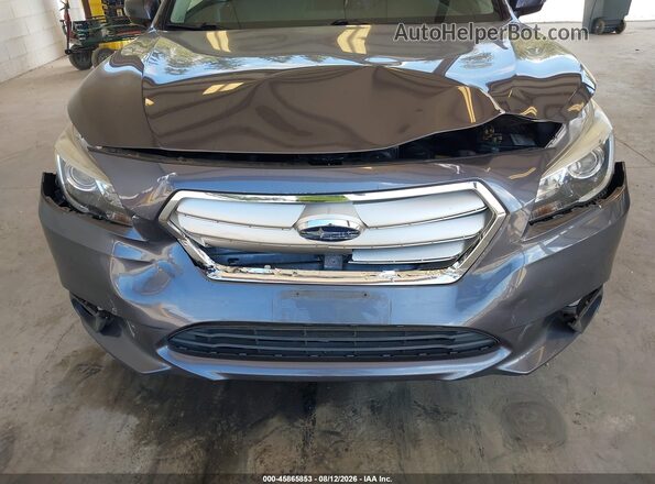 4S3BNAL63G3049234 2016 SUBARU LEGACY Gray Widok z przodu