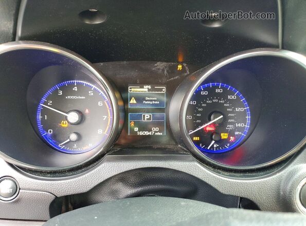 4S3BNAL63G3059987 2016 SUBARU LEGACY Black Vista del cuadro de instrumentos