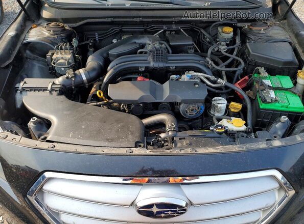 4S3BNAL63G3059987 2016 SUBARU LEGACY Black Vista interior trasera