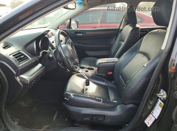 4S3BNAL63G3059987 2016 SUBARU LEGACY Black Vista interior delantera