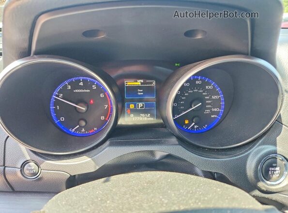 4S3BNAL67G3011716 2016 SUBARU LEGACY Blue Սարքավորումների վահանակի տեսք