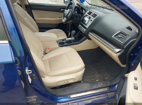 4S3BNAN61G3032736 2016 SUBARU LEGACY Blue Вид салону спереду