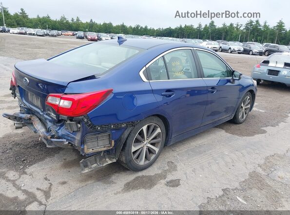4S3BNAN61G3032736 2016 SUBARU LEGACY Blue Задня права чверть