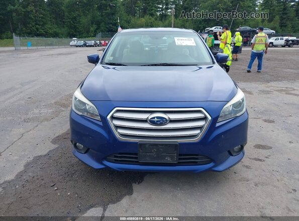 4S3BNAN61G3032736 2016 SUBARU LEGACY Blue Вид задньої частини салону