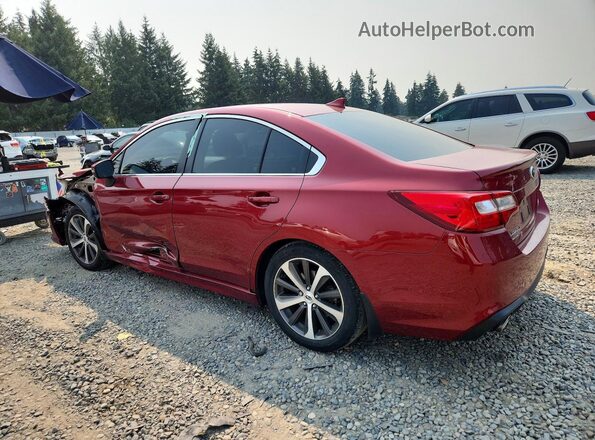 4S3BNAN61J3014325 2018 SUBARU LEGACY Burgundy უკანა მარცხენა