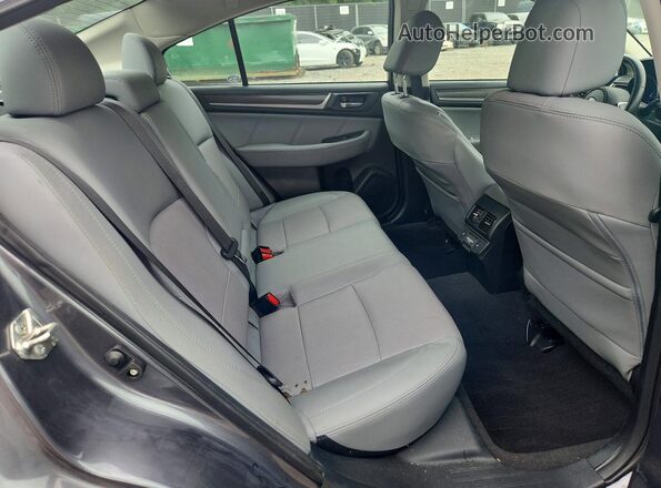 4S3BNAN61J3030735 2018 SUBARU LEGACY Gray უკანა სავარძლების ხედი