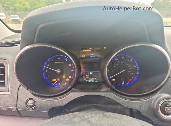 4S3BNAN61J3030735 2018 SUBARU LEGACY Gray ხელსაწყოთა პანელის ხედი