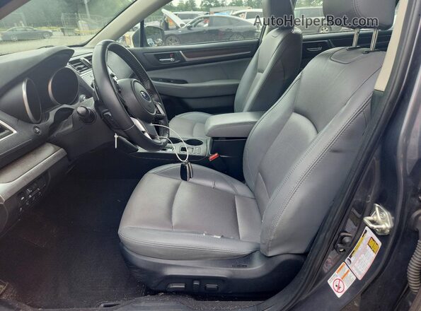 4S3BNAN61J3030735 2018 SUBARU LEGACY Gray წინა სალონის ხედი
