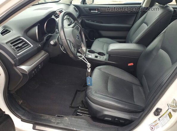 4S3BNAN63G3043396 2016 SUBARU LEGACY White Widok wnętrza z przodu