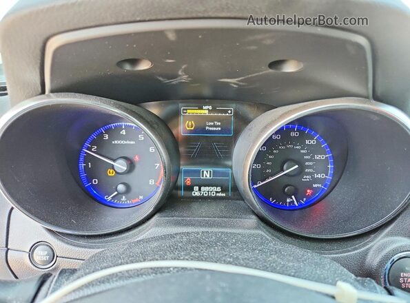 4S3BNAN67G3057737 2016 SUBARU LEGACY Black Instrument cluster view