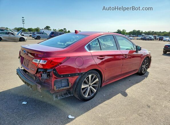 4S3BNAN67J3011946 2018 SUBARU LEGACY Red Հետևի աջ