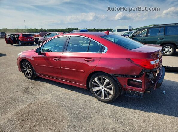4S3BNAN67J3011946 2018 SUBARU LEGACY Red Հետևի ձախ