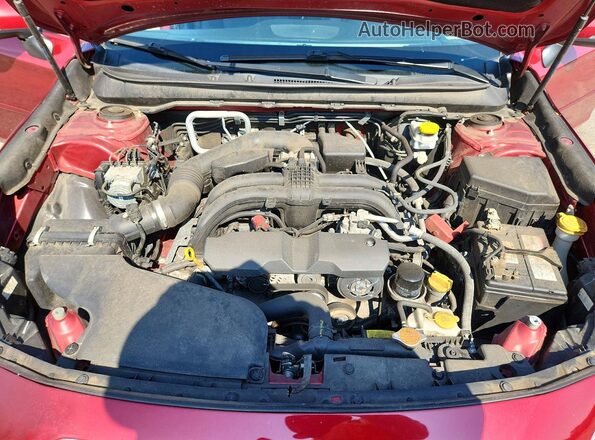 4S3BNAN67J3011946 2018 SUBARU LEGACY Red Սալոնի հետևի տեսք