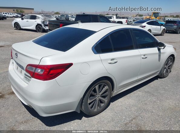 4S3BNAN68G3030580 2016 SUBARU LEGACY Белый Задняя правая четверть