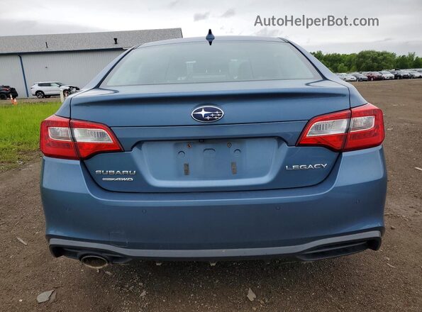 4S3BNAN69J3025945 2018 SUBARU LEGACY Blue Widok z tyłu