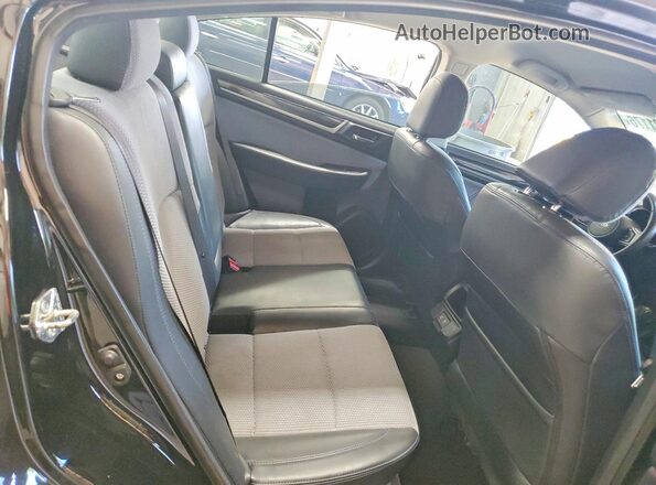 4S3BNAR62K3026317 2019 SUBARU LEGACY Black Հետևի նստատեղերի տեսք