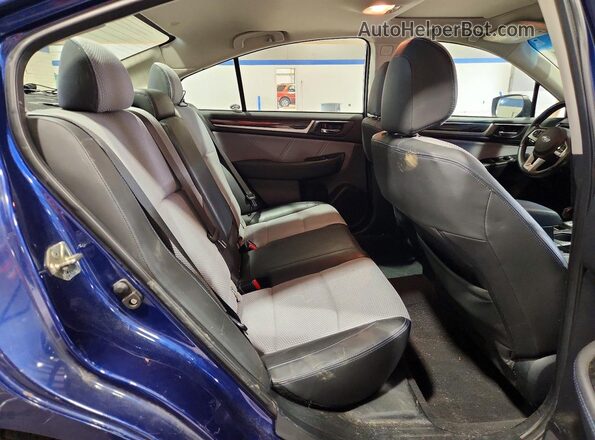 4S3BNAR63H3031003 2017 SUBARU LEGACY Blue Հետևի նստատեղերի տեսք