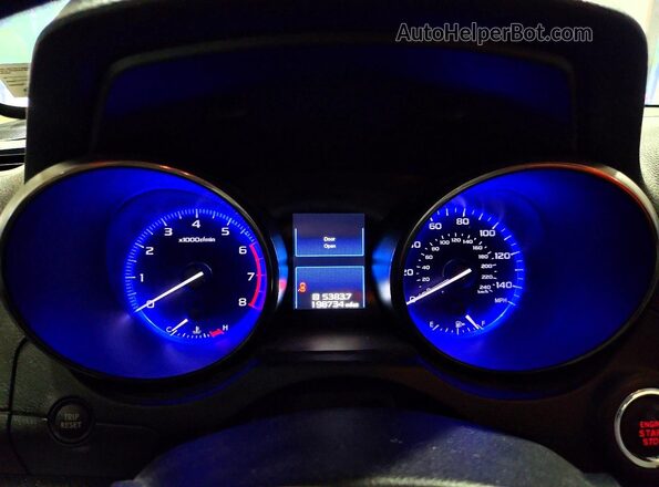4S3BNAR63H3031003 2017 SUBARU LEGACY Blue Սարքավորումների վահանակի տեսք