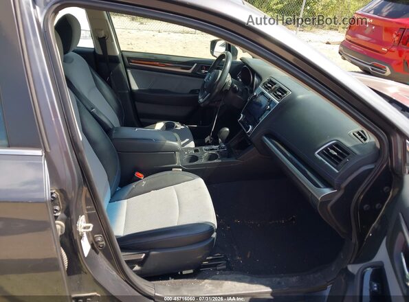 4S3BNAR65J3021708 2018 SUBARU LEGACY Gray Widok wnętrza z przodu